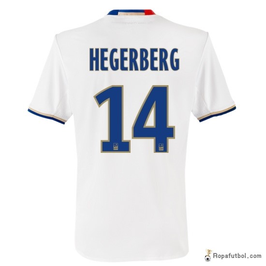 Camiseta Lyon Replica Primera Ropa Hegerberg 2016/17 Blanco